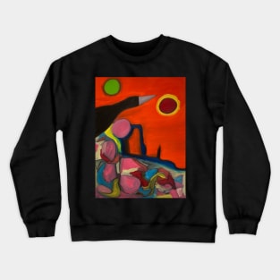 Planetary Crow Crewneck Sweatshirt